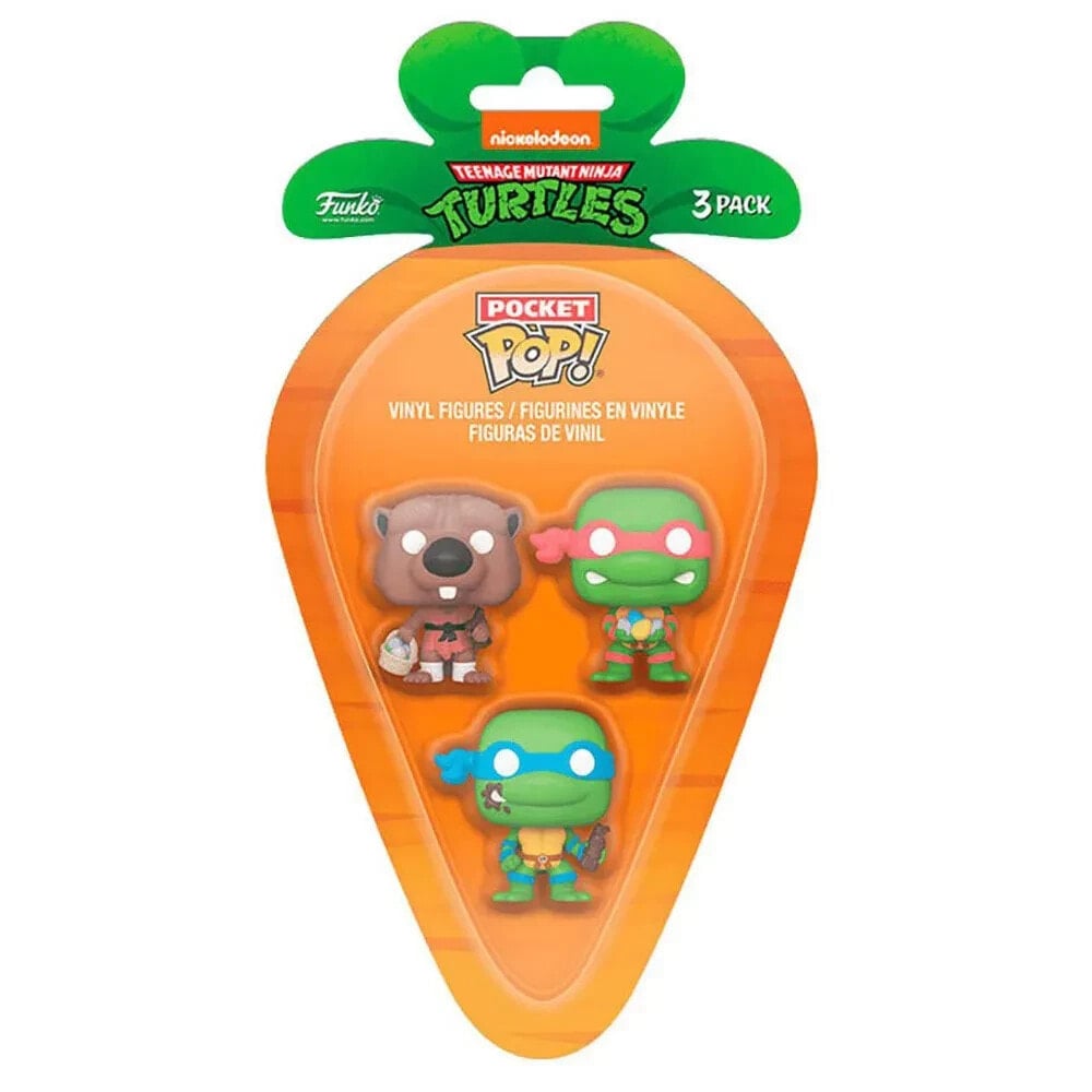 FUNKO Carrot Pocket POP Tortugas Ninja Splinter Leonardo Raphael