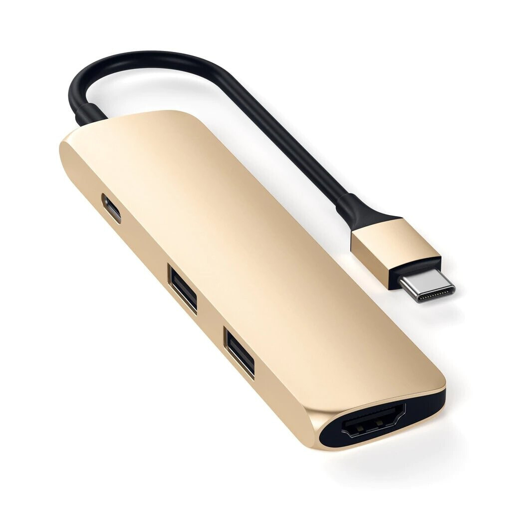 Satechi Aluminium Type-C Slim Mullti-Port Adapter 4K