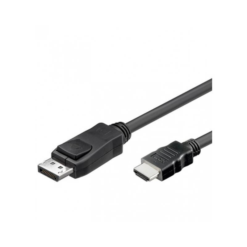 Techly ICOC-DSP-H12-020 видео кабель адаптер 2 m DisplayPort HDMI Тип A (Стандарт) Черный
