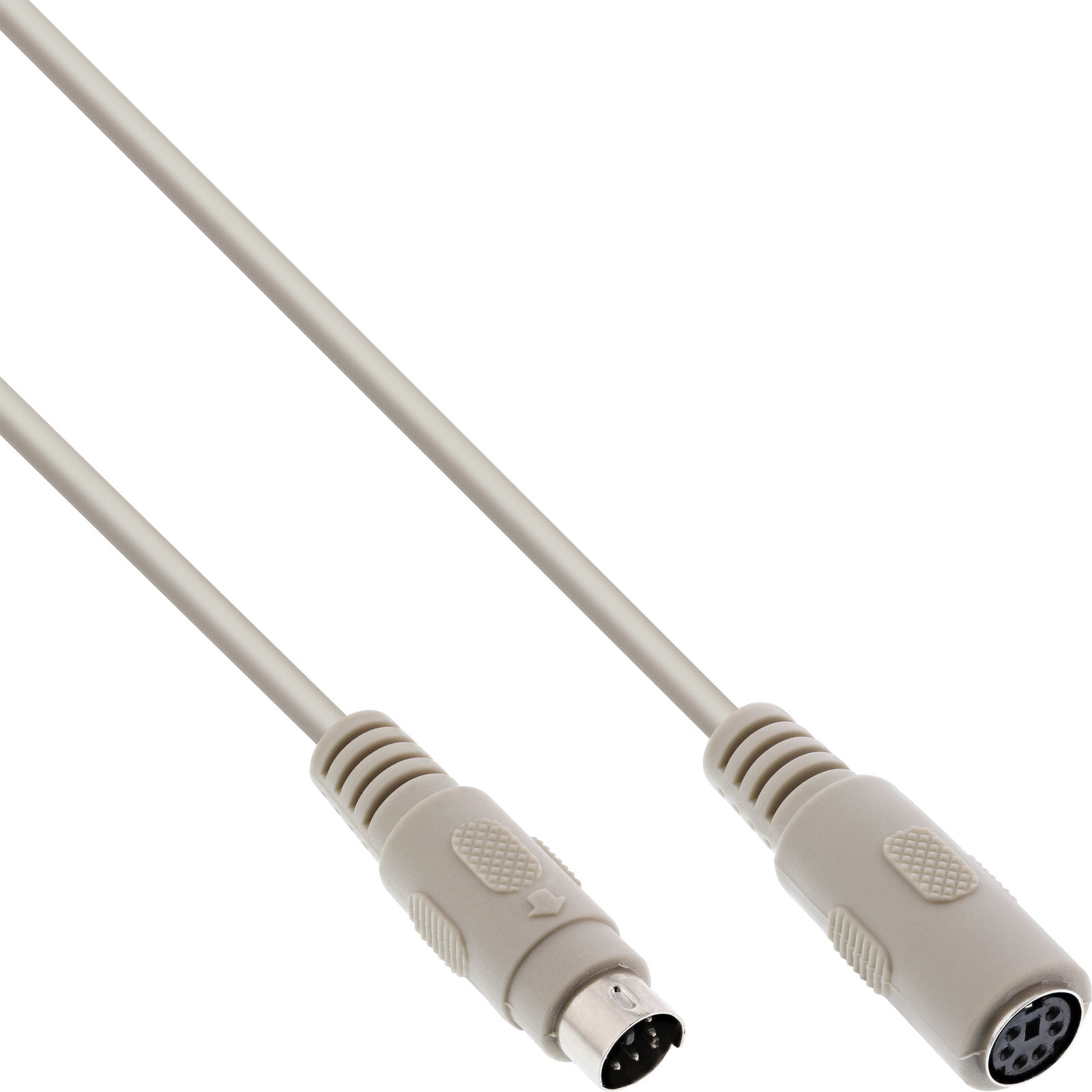 InLine 13345 кабель PS/2 5 m Серый