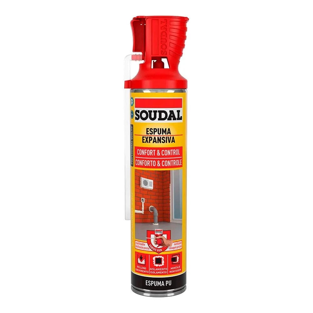 SOUDAL 123921 Confort And Control 600ml Polyurethane Foam