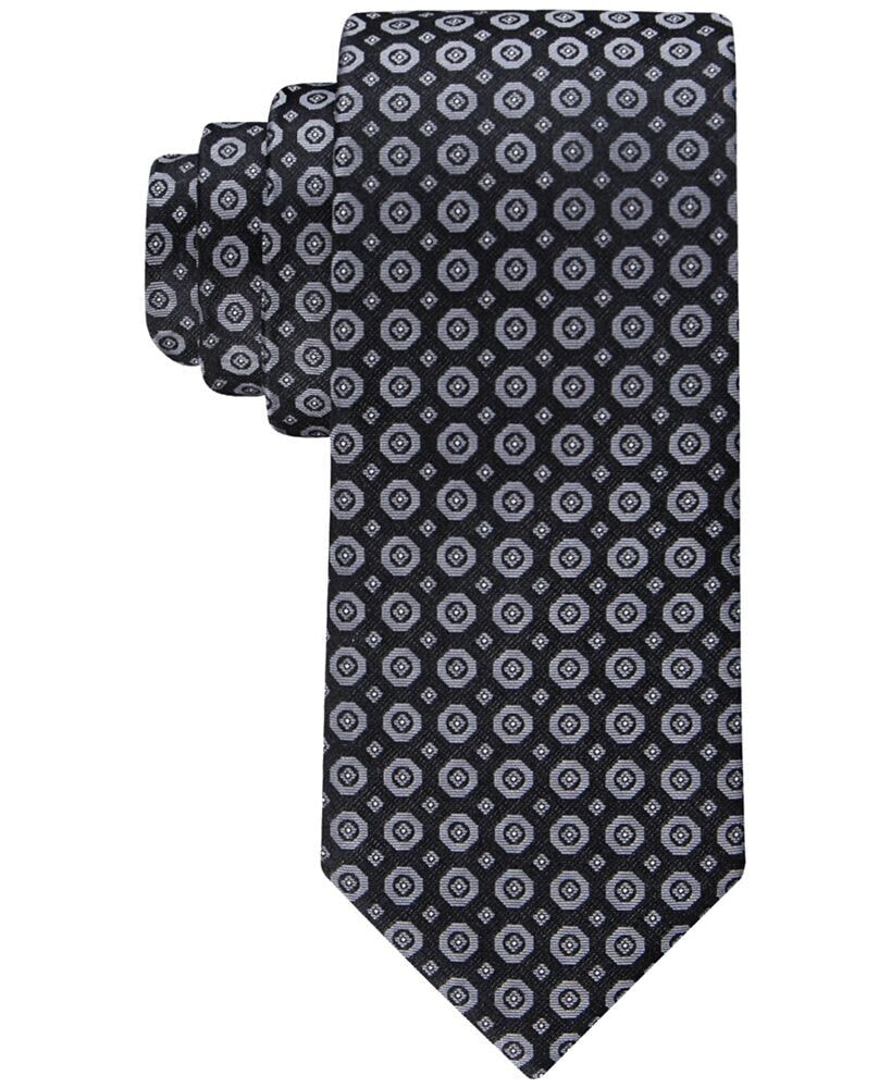 Calvin Klein men's Hex-Dot Medallion Tie