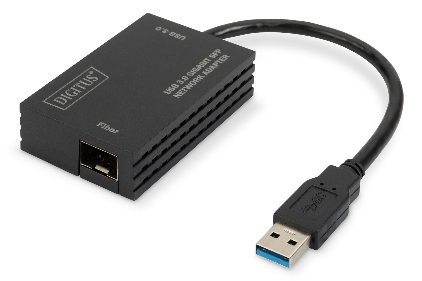 Digitus DN-3026 кабельный разъем/переходник USB-A SFP Черный