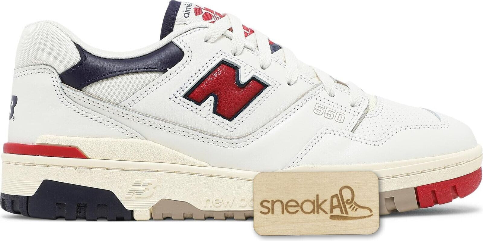 [BB550A3] Mens New Balance BB550 'AIME LEON DORE WHITE NAVY RED'