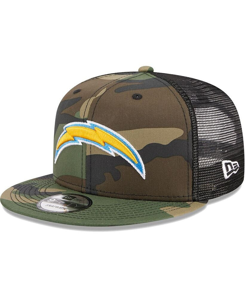 New Era men's Camo Los Angeles Chargers Main Trucker 9FIFTY Snapback Hat