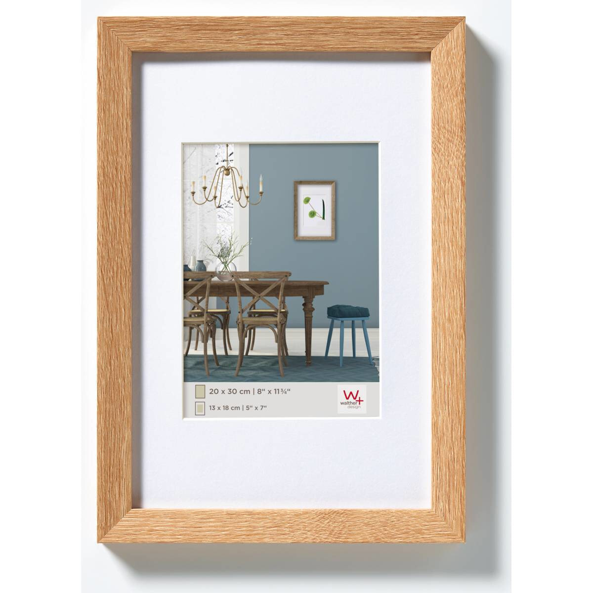 Walther EF520E - MDF - Oak - Single picture frame - Wall - 10 x 15 cm - Rectangular