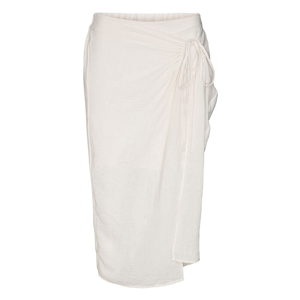 VERO MODA Chris Calf Wrap Petite High Waist Long Skirt