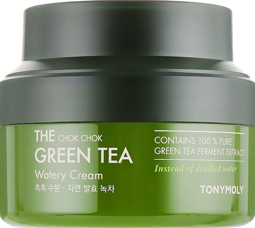 Gesichtscreme mit Grüntee-Extrakt - Tony Moly The Chok Chok Green Tea Watery Cream