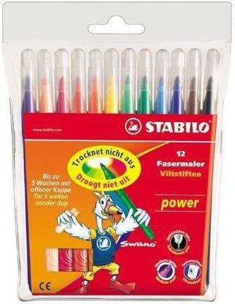 Stabilo Markers 12 Power colors