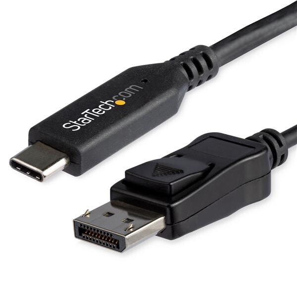 StarTech.com CDP2DP146B видео кабель адаптер 1,8 m USB Type-C DisplayPort Черный