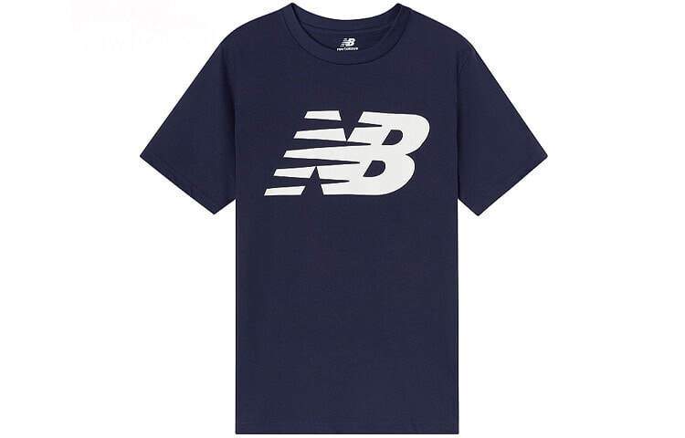 New Balance 经典Logo圆领短袖T恤 男款 蓝色 / Футболка New Balance LogoT MT01984-NV