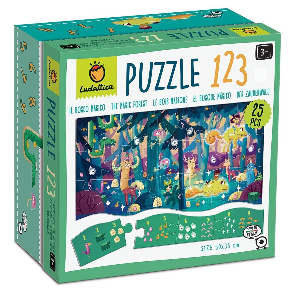 LUDATTICA 123 The Forest 25 Pieces Puzzle