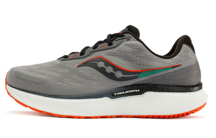 Saucony Triumph 19 防滑耐磨 低帮 跑步鞋 男款 灰白红 / Кроссовки Saucony Triumph 19 S20678-20