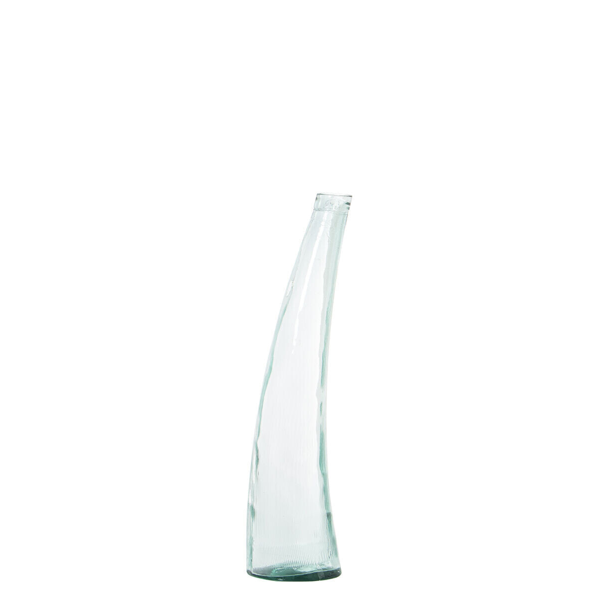 Floor vase Alexandra House Living Transparent Crystal 20 x 20 x 72 cm