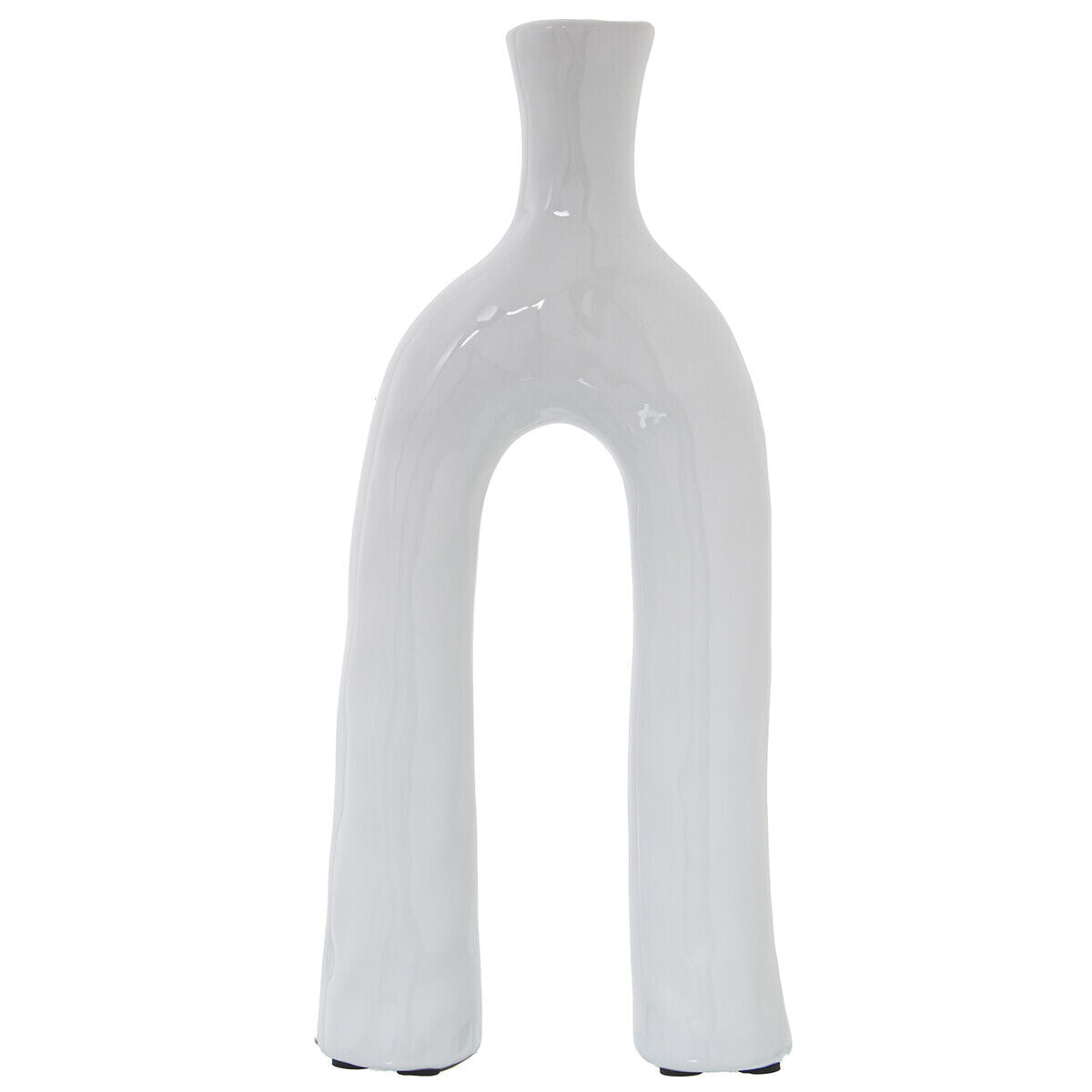 Candle Holder Alexandra House Living White Ceramic 16 x 32 x 5 cm