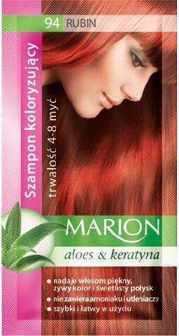 Оттеночное или камуфлирующее средство для волос Marion Szampon koloryzujący 4-8 myć nr 94 rubin 40 ml