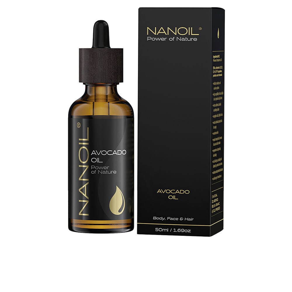 Nanolash Power Of Nature Avocado Oil Масло авокадо для волос, лица и тела 50 мл