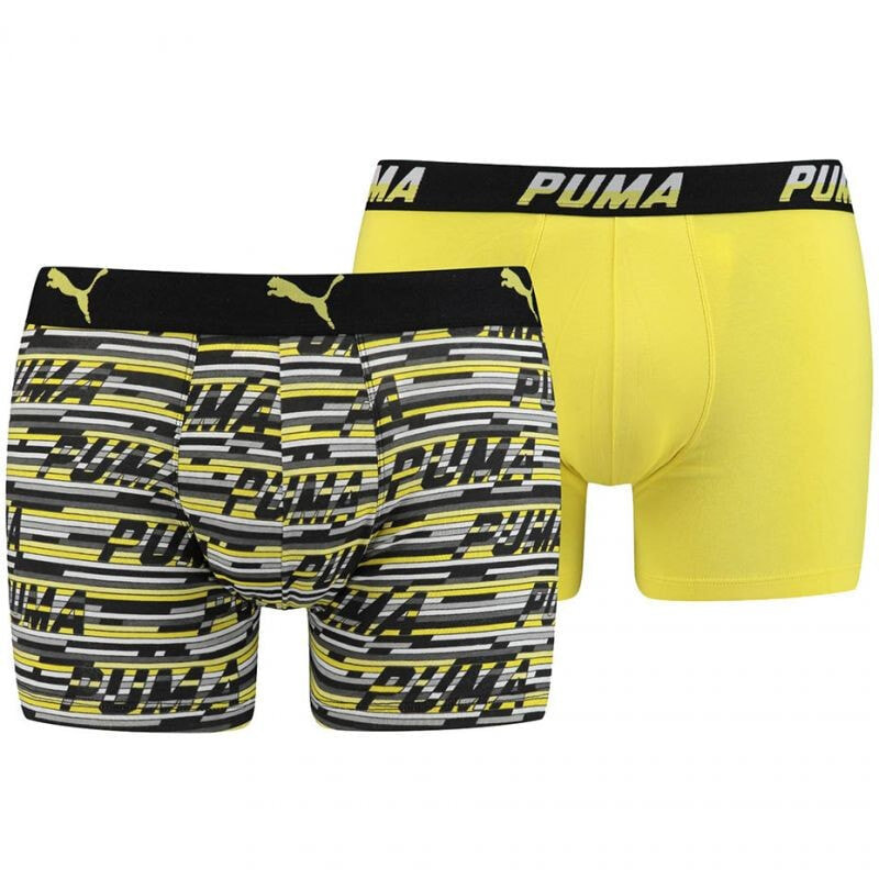 Мужские трусы боксеры 2 пары Puma Logo Aop M 907596 02 boxer shorts