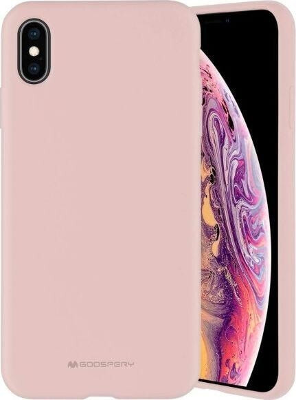 Mercury Silicone do iPhone 13 Pro Max różowo-piaskowy/pink sand