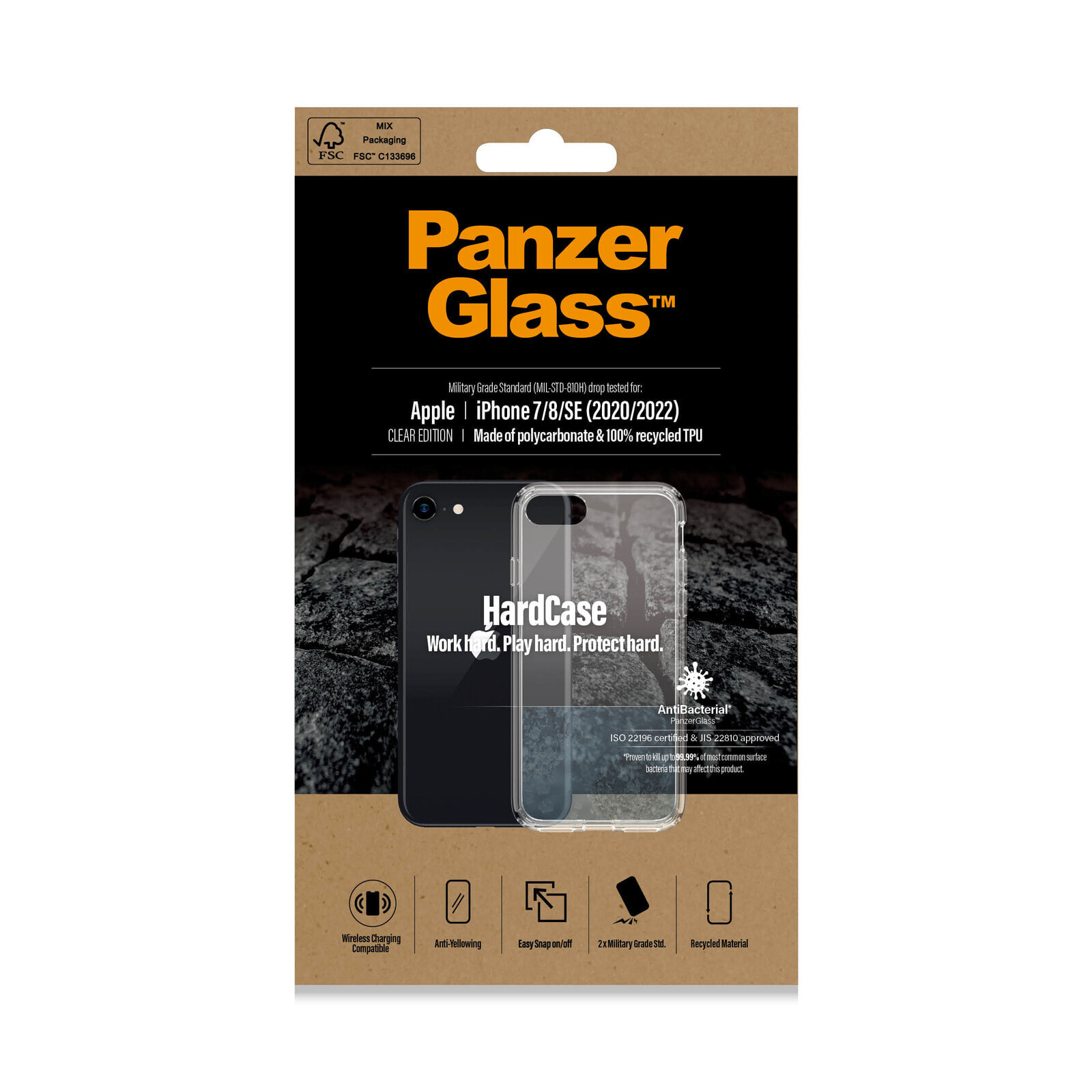 PanzerGlass 0377 чехол для мобильного телефона Крышка Прозрачный
