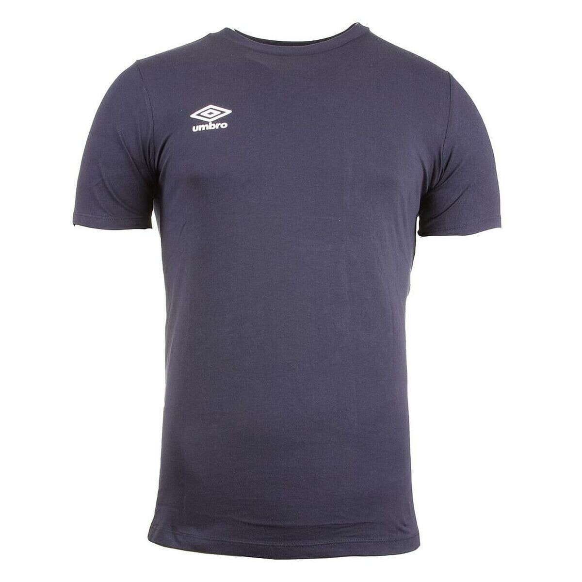 Men’s Short Sleeve T-Shirt Umbro LOGO 64887U N84 Navy Blue