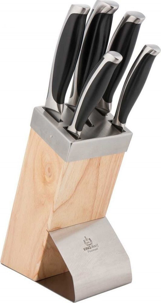 Набор кухонных ножей в блоке Kinghoff KH-3462 6 предметов