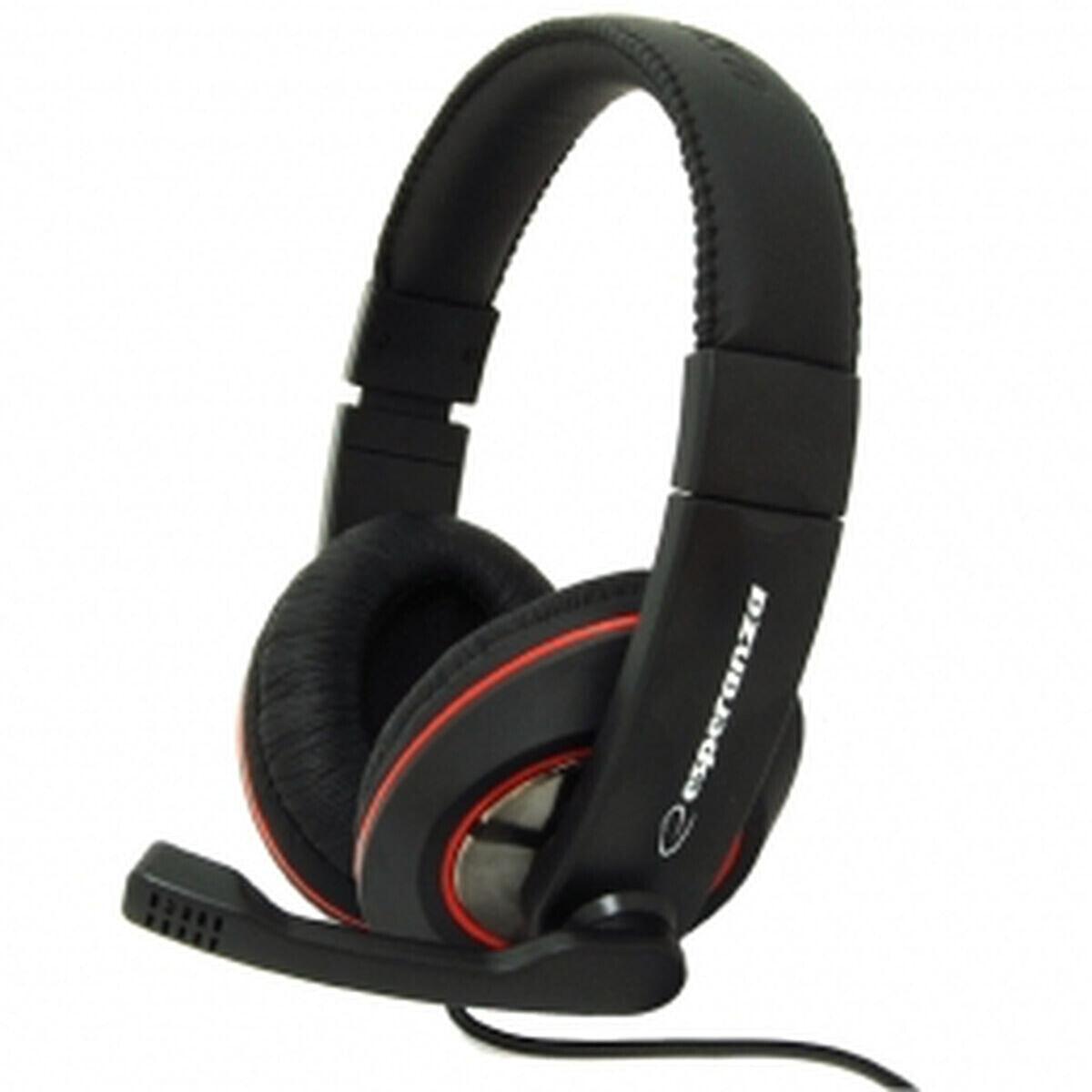 Headphones Esperanza EH118 Black Red