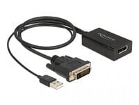 63189 - 0.5 m - DVI - DisplayPort - Male - Female - Straight