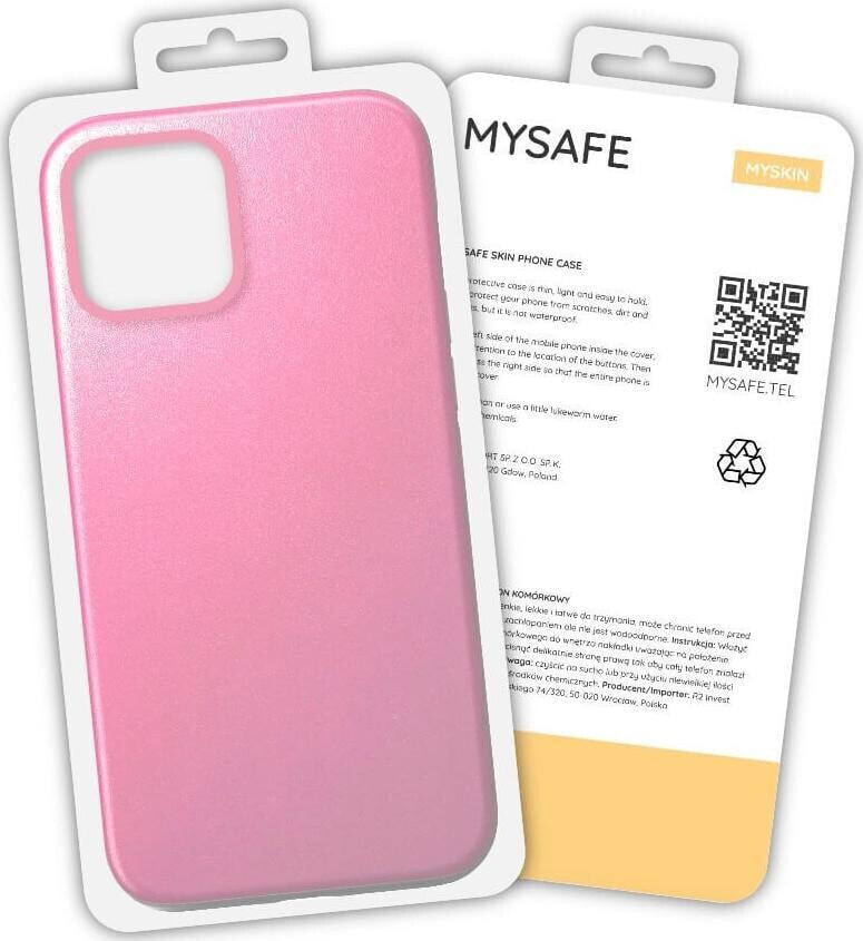 Mysafe MYSAFE ETUI SKIN IPHONE XS MAX JASNORÓŻOWY PUDEŁKO