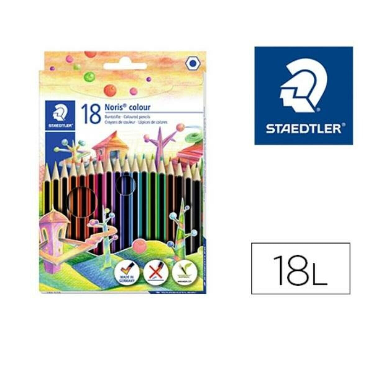 Colouring pencils Staedtler 185 C18 Multicolour 18 Pieces