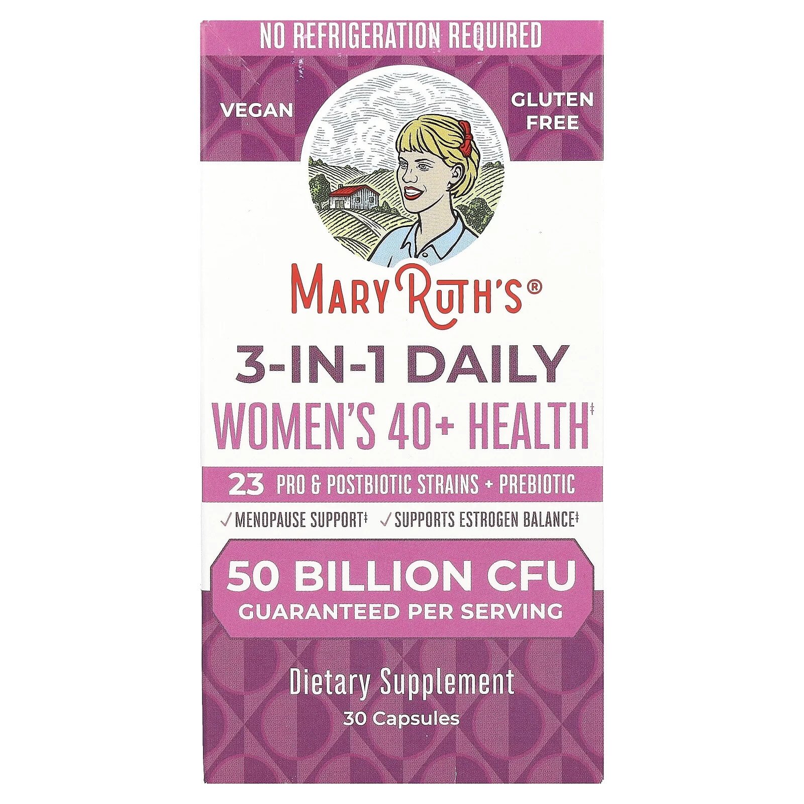 3-In-1 Daily Women's 40+ Health, 30 Capsules