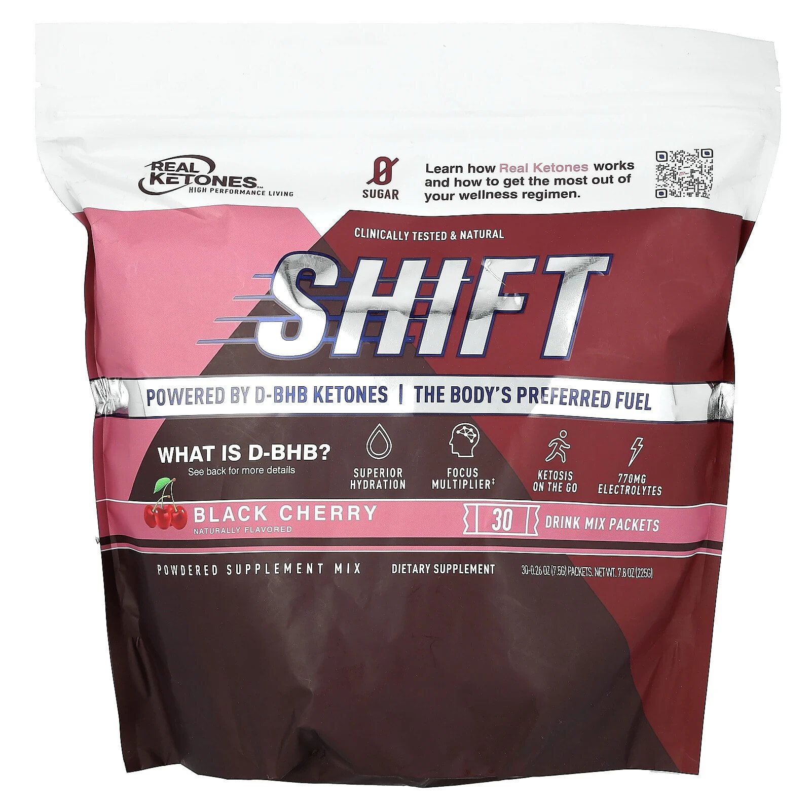 Shift, Lemon, 30 Drink Mix Packets, 0.27 oz (7.6 g) Each