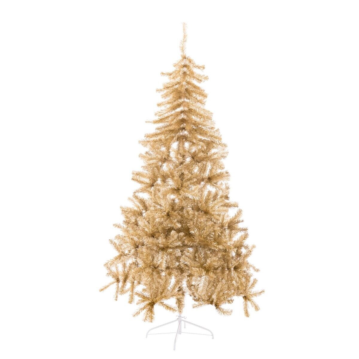 Christmas Tree Golden Metal Plastic 210 cm