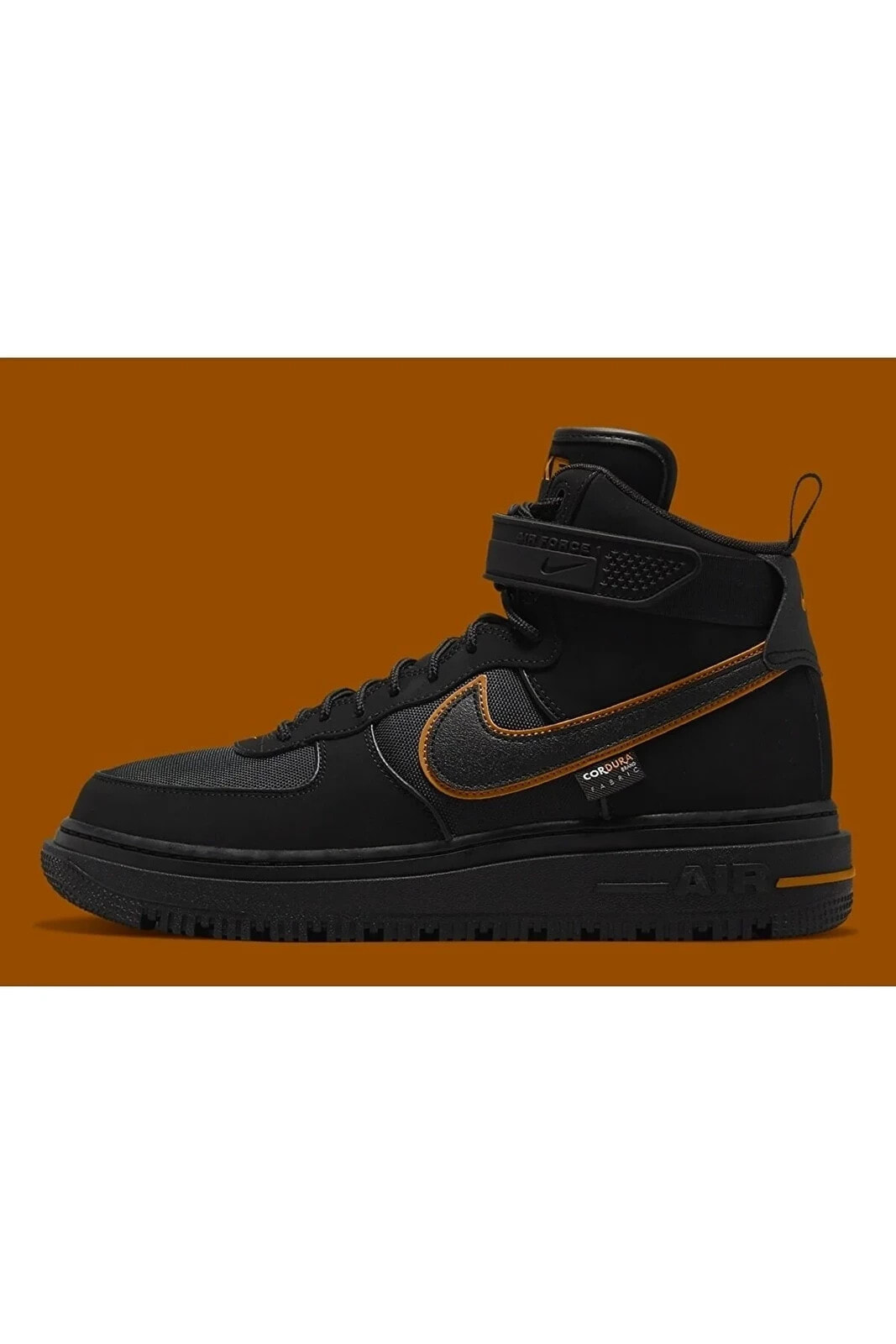 Air Force 1 Boot Cordura Black Gold - Do6702-001