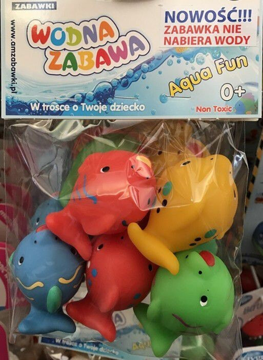 Детские игрушки для ванны noname Рыбки 5 шт