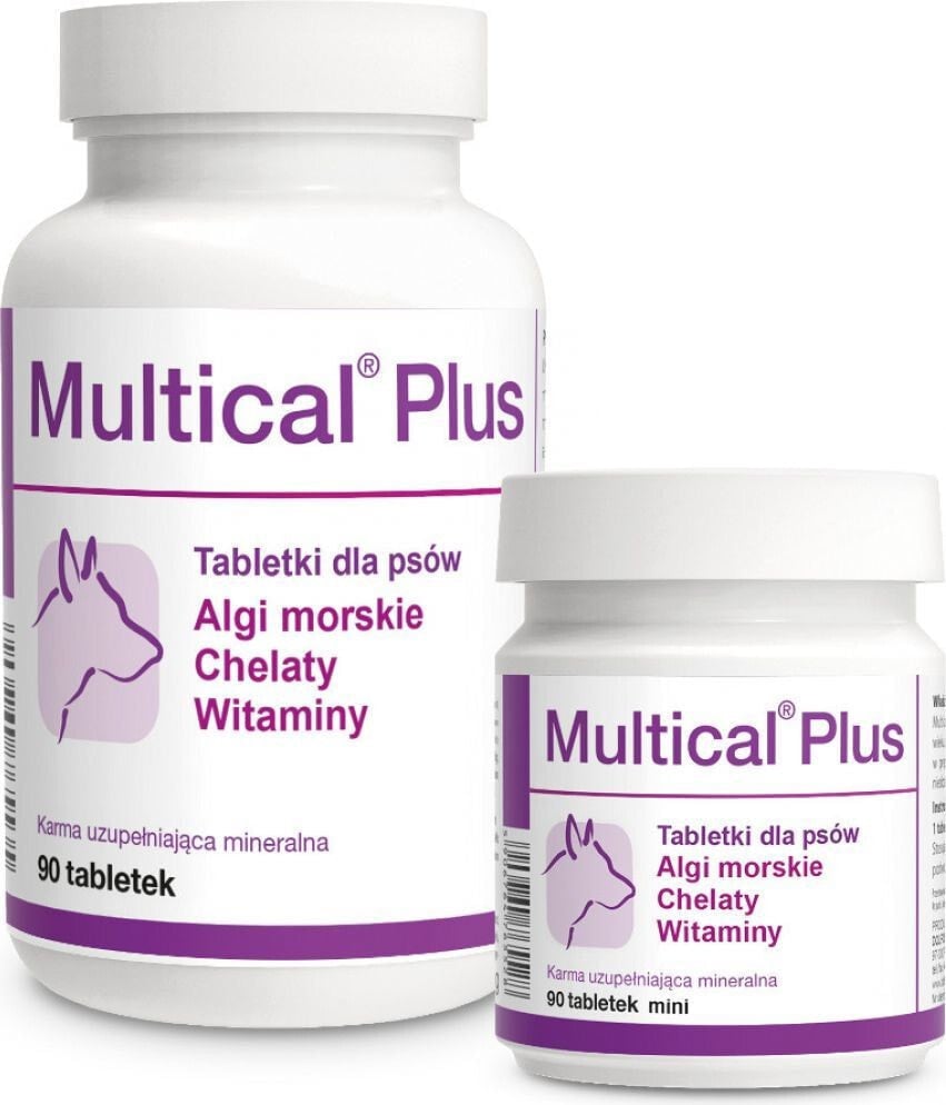 Витамины и добавки для кошек и собак Dolfos MULTICAL PLUS 90 tabletek