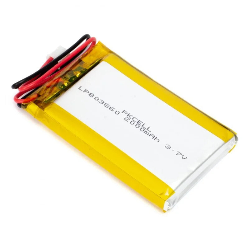 Li-Pol PKCell Battery Pack 2000mAh 1S 3,7V - 2-pin JST