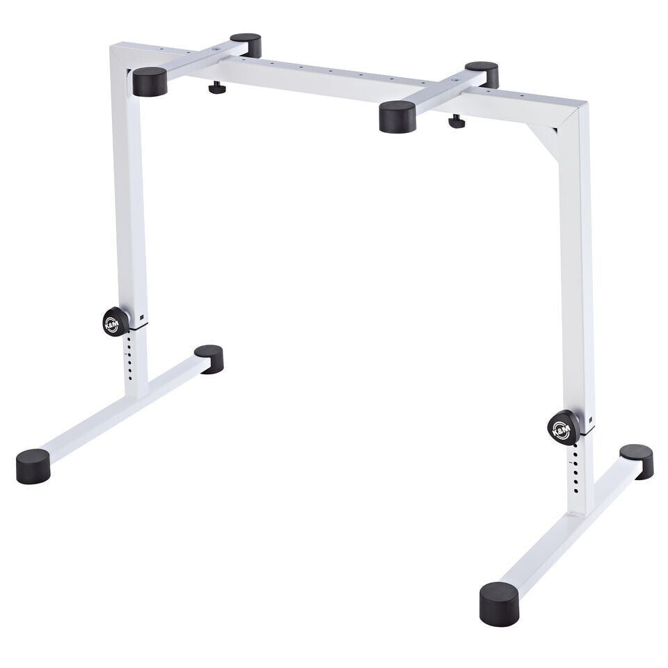 König & Meyer 18810 Omega Table-Style Keyboard Stand (Pure White)