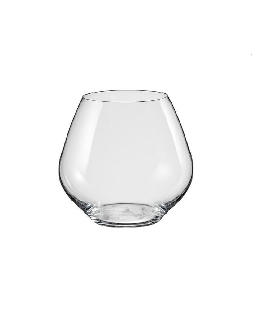 Red Vanilla saloma Stemless White Wine Glass 14.75 Oz, Set of 6