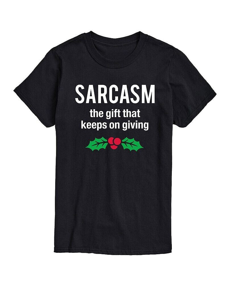 AIRWAVES men's Sarcasm Gift Keeps Giving Short Sleeve T-shirt
