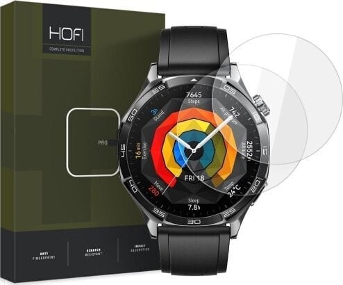 Hofi SZKŁO HARTOWANE HOFI GLASS PRO+ 2-PACK HUAWEI WATCH GT 5 (46 MM) CLEAR