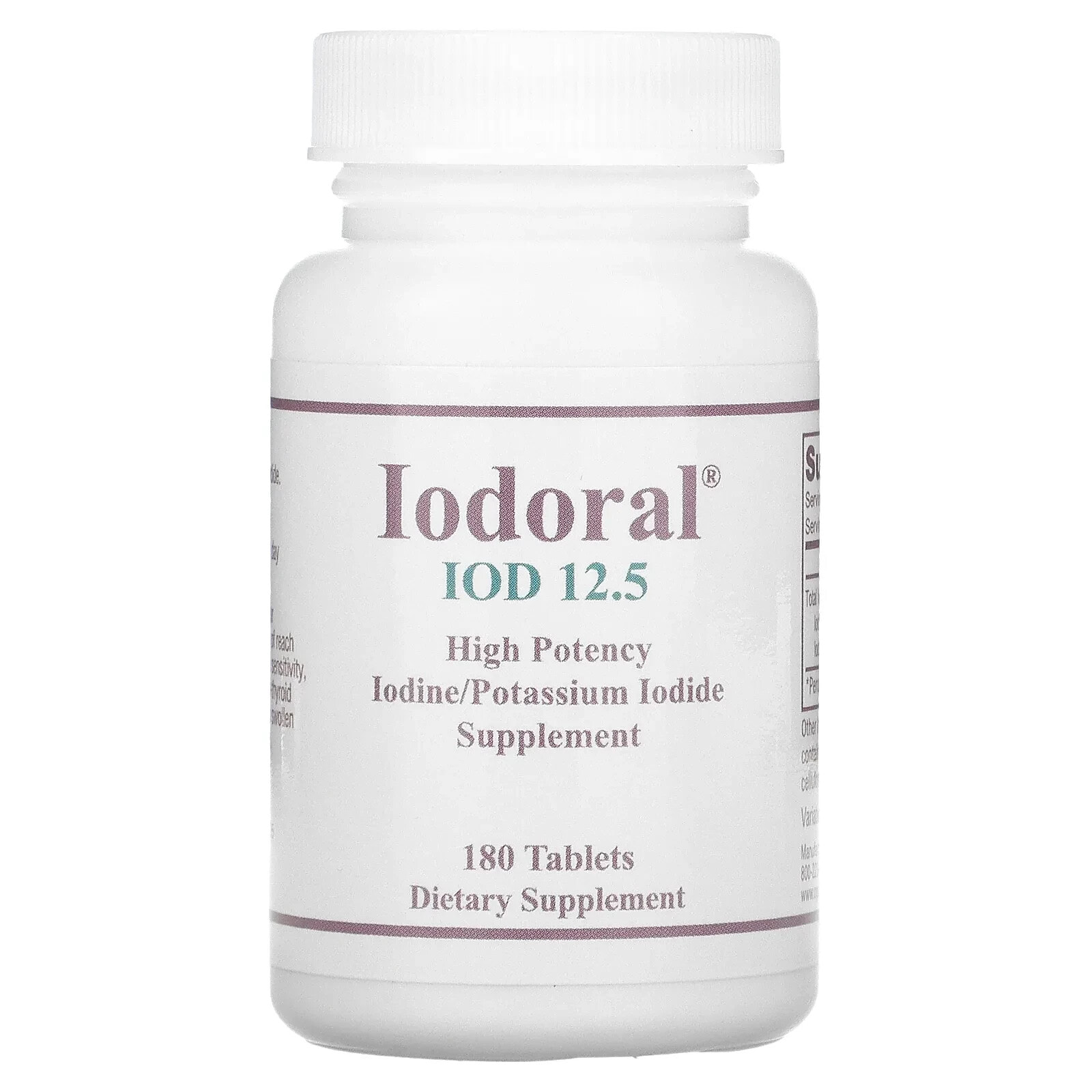 Iodoral, Iodine/Potassium Iodide, 90 Scored Tablets