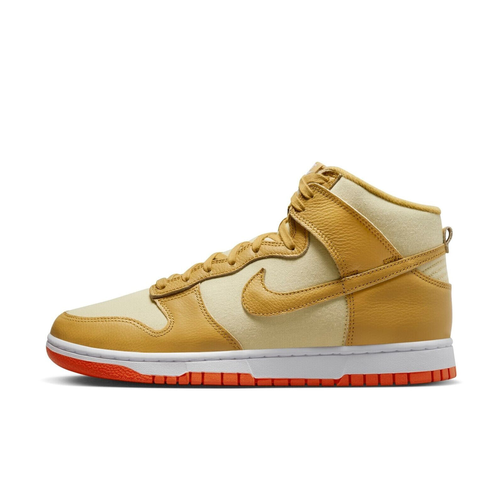 [DV7215-700] Mens Nike Dunk High 'Wheat Gold Safety Orange'