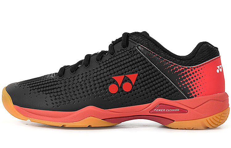 YONEX Power Cushion Badminton Shoes Unisex Low-Top Black/Red