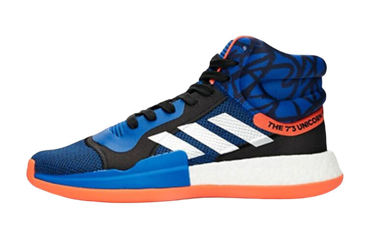 adidas Marquee Boost Kristaps Porzingis 波尔津吉斯 波神 高帮 复古篮球鞋 男款 蓝白 / Кроссовки Adidas Marquee Boost Kristaps Porzingis G27738