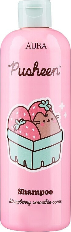 Shampoo mit Erdbeersmoothie-Duft - Aura Cosmetics Pusheen Shampoo Strawberry Smoothie Scent