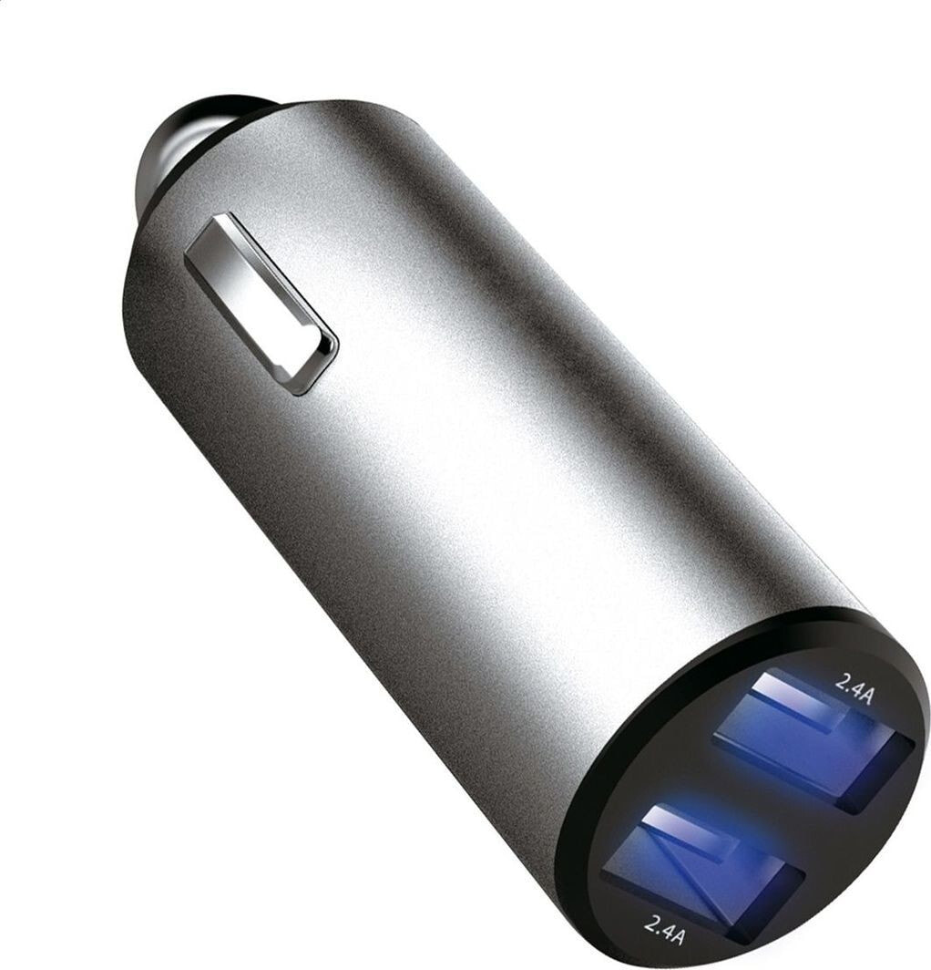Автомобильное зарядное устройство и адаптер для мобильного телефона Ładowarka Platinet 2x USB-A 4.8 A (PLCRM24)
