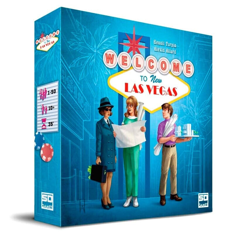 SD GAMES Welcome To New Las Vegas Spanisg Board English Board Game