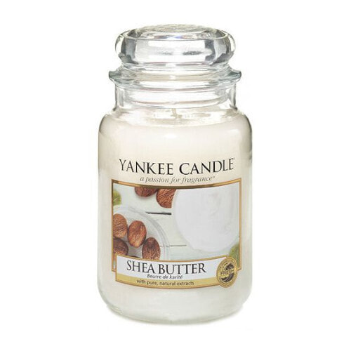 Yankee Candle Shea Butter восковая свеча Круглый Ваниль, Белый мускус, Древесина Белый 1 шт 10.00115.0467