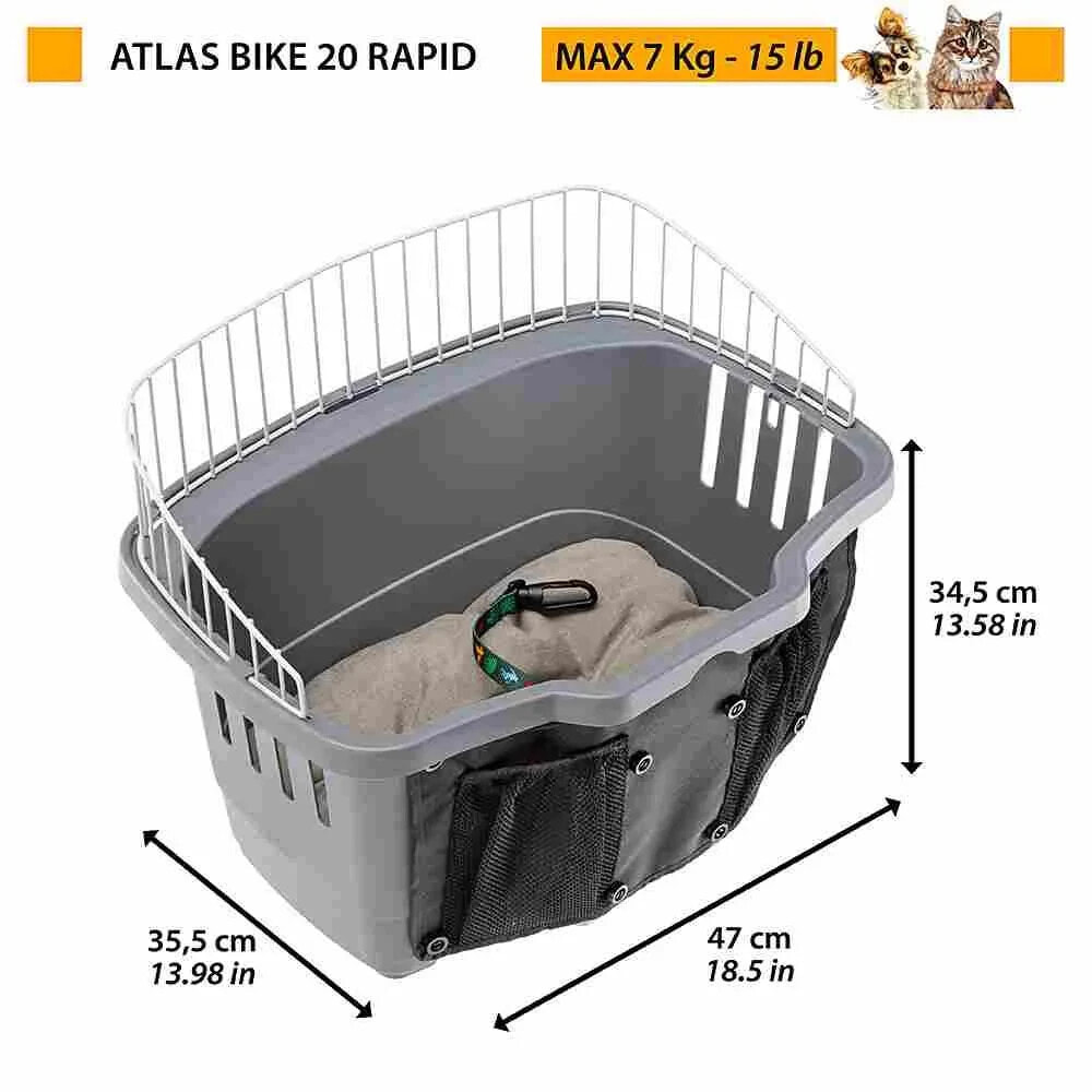 FERPLAST Atlas 20 bicycle basket for animals